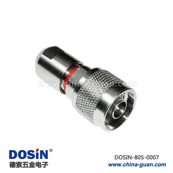 n型连接器male直式螺纹锁紧式射频同轴连接器 n型连接器male直式螺纹锁紧式射频同轴连接器