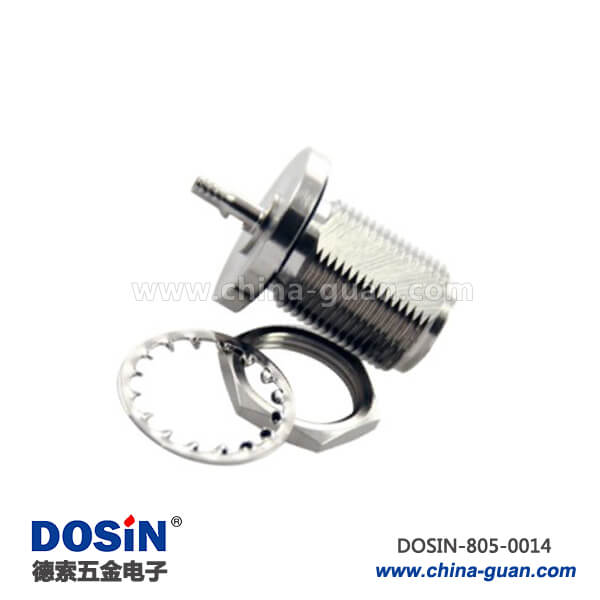 n型射频同轴连接器母头直式穿墙线缆RG174_RG316 n型射频同轴连接器母头直式穿墙线缆RG174_RG316