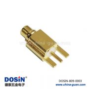 板端连接器直式2脚PCB板端插座mmcx射频同轴连接器 板端连接器直式2脚PCB板端插座mmcx射频同轴连接器