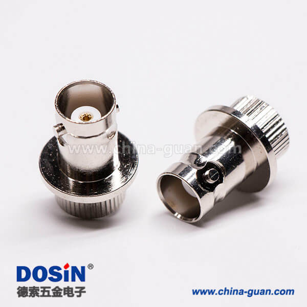 DOSIN-801-0428 BNC母接头直式带直纹滚花面板安装连接器