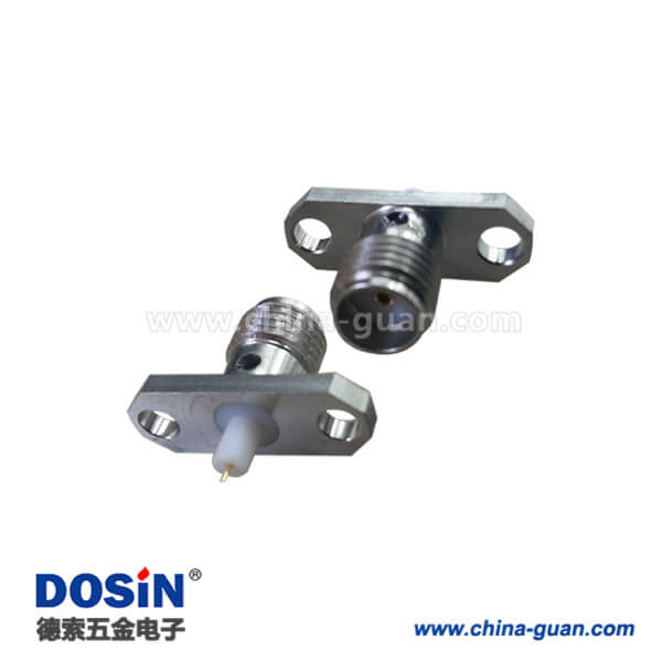 DOSIN-806-1027 sma直式法兰盘射频同轴连接器有线电视头母头