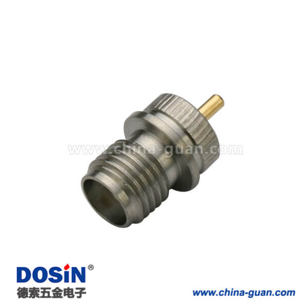 DOSIN-806-1063 SMA不锈钢直式50ohm接头母头面板安装式