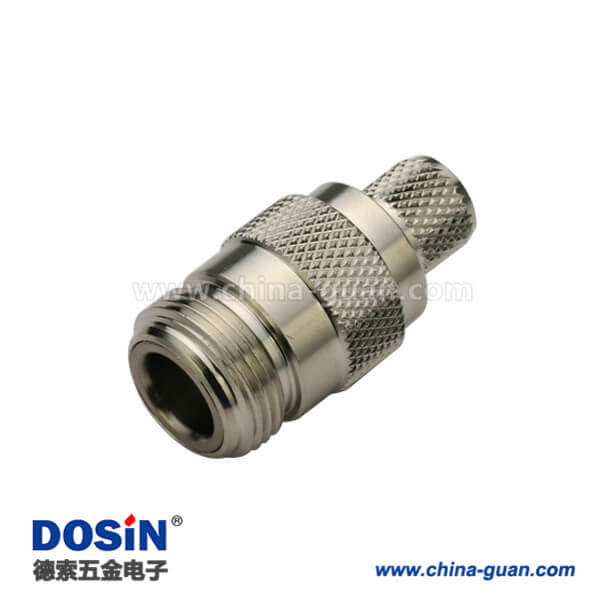 DOSIN-805-1014 N系列接头母头直式压接同轴线缆LMR400,RG213