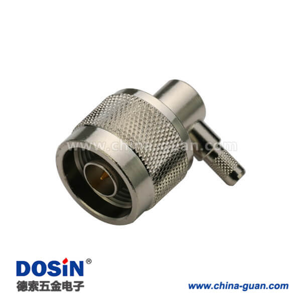 DOSIN-805-1018 N型连接器同轴线缆RG316D/S弯式压接公头