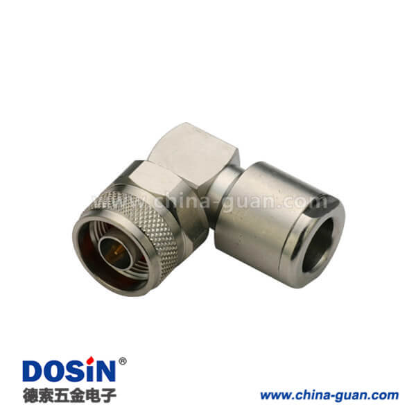 DOSIN-805-1021 N型优质连接器弯式螺母锁紧式线缆LMR400,213,214