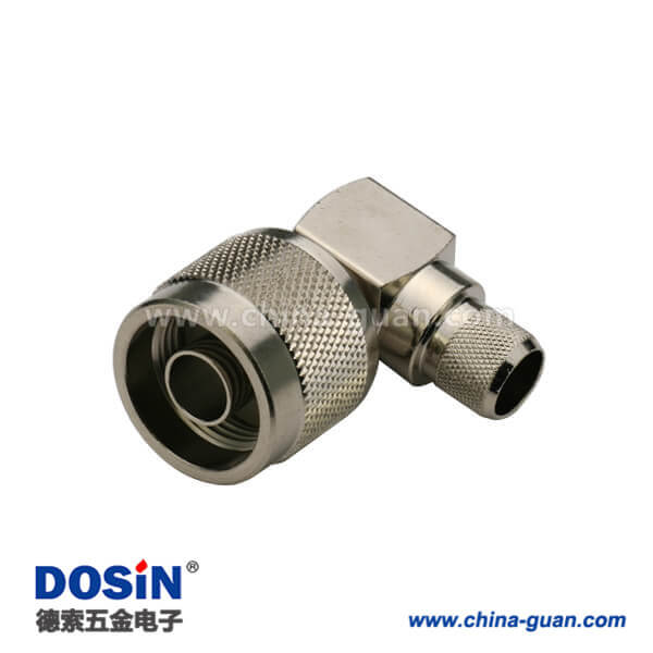 DOSIN-805-1022 N头弯式压接公头射频连接线RG214