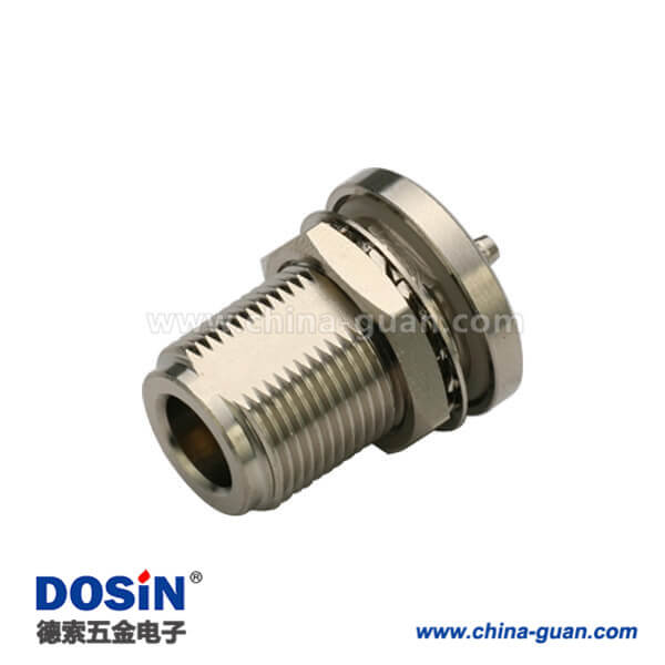 DOSIN-805-1030 N头母头直式穿墙防水 接同轴电缆RG316