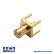 DOSIN-809-1024 mcx连接器公头直插式PCB板端电视线接头
