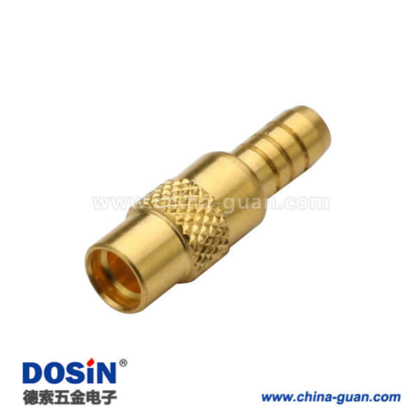 DOSIN-809-1506 MMCX母头直式压接式连接器接线RG178同轴线缆接头
