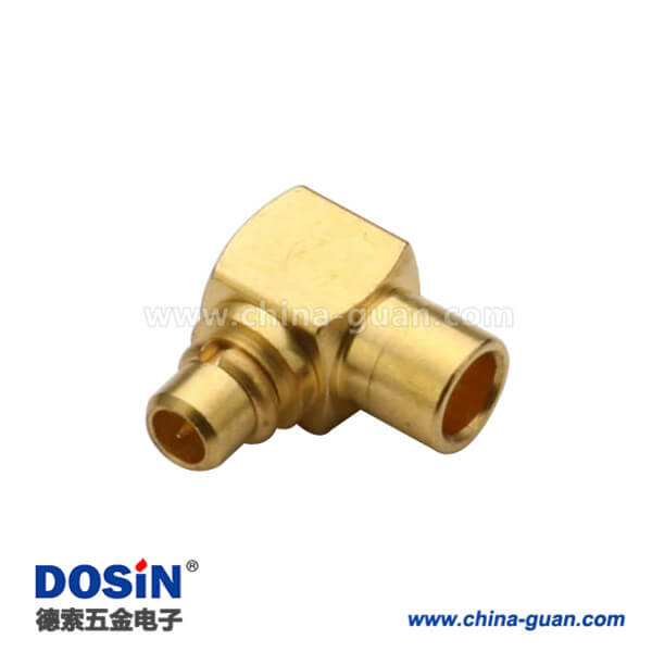 DOSIN-809-1508 mmcx射频连接器 弯式焊接公头同轴线缆UT047