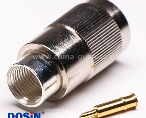 14-2 N公头直通180度螺母锁紧50欧姆