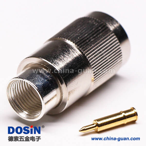 14-2 N公头直通180度螺母锁紧50欧姆