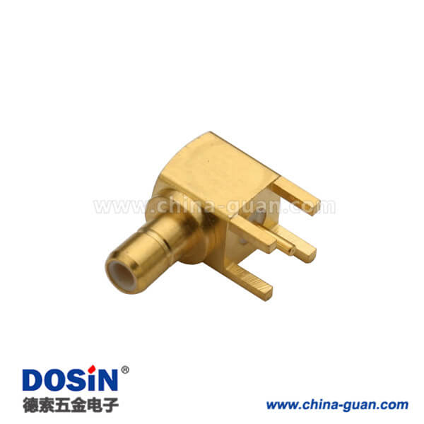 626-0204 smb弯插镀金母头连接器pcb电路板