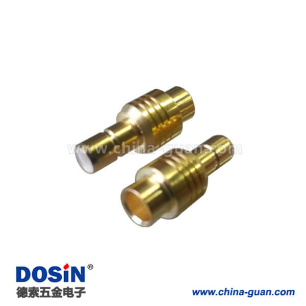 626-0210 smb直式焊接母头连接器有线电视同轴线缆RG402