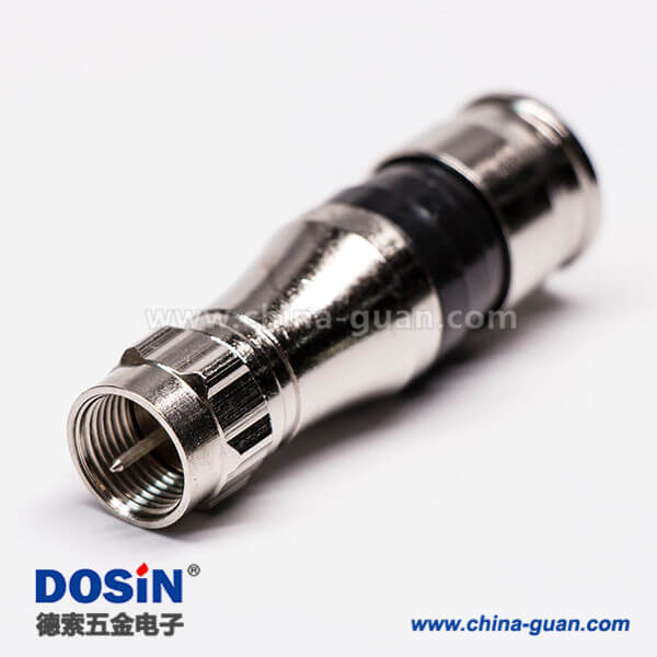 DOSIN-803-0276 RG11 F接头挤压式同轴连接器公头线缆接头
