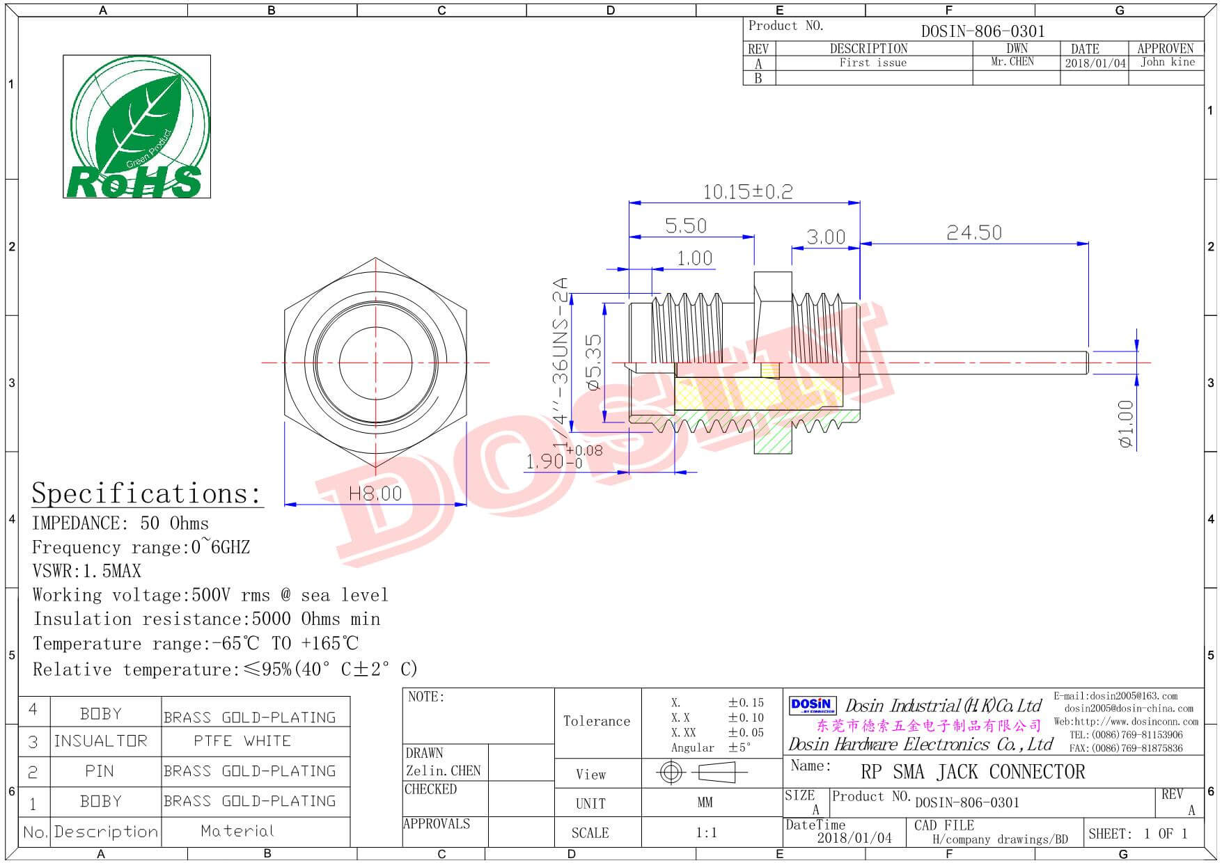 SMA型90度四脚插座母头接PCB板,专业电子零配件批发零售,品牌制造商原厂直发价格,30天无忧退换货,限时满百包邮。