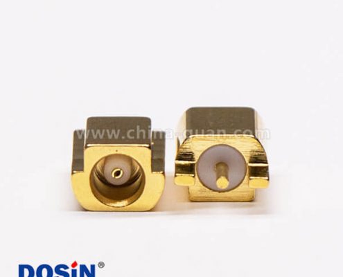 1-3 贴片mcx射频接头母头直式镀金接PCB板