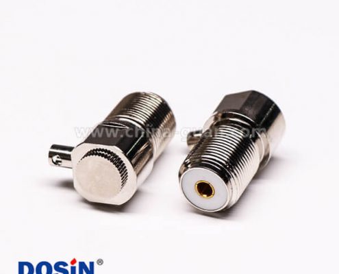 10-2 uhf弯式接头母头前锁板端穿墙UHF-SL16-KW33