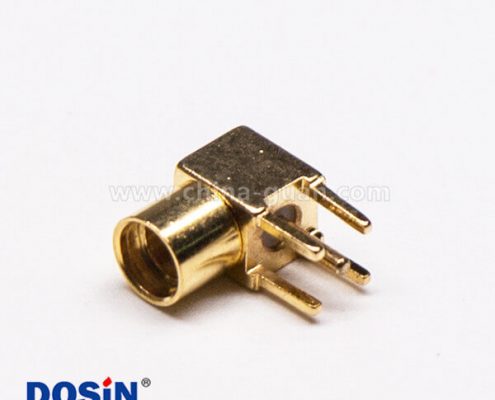 2-2 MMCX接口母头弯式90度插孔接PCB板