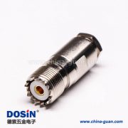 20 uhf同轴线缆UHF-K5直式母头螺母锁紧