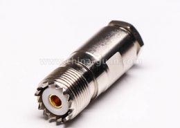 uhf同轴线缆UHF-K5直式母头螺母锁紧