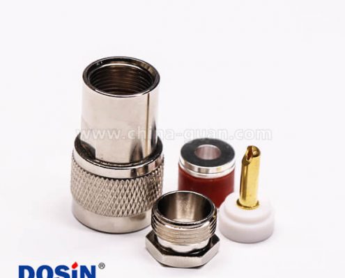 30-3 uhf公头直式同轴线缆螺母锁紧式UHF-J27