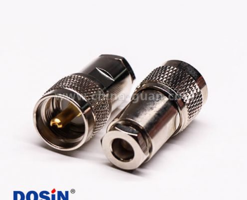 30-4 uhf公头直式同轴线缆螺母锁紧式UHF-J27