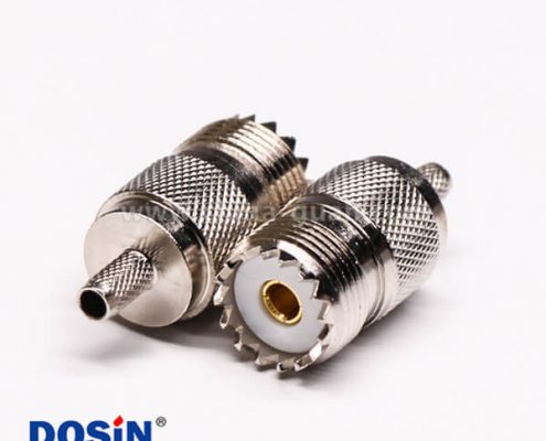 34-2 uhf同轴连接器直式母头压接式线端