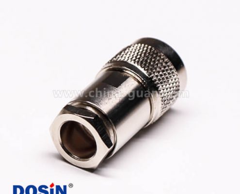 4-1 uhf射频同轴连接器UHF-SL16-K9公头螺母锁紧接线