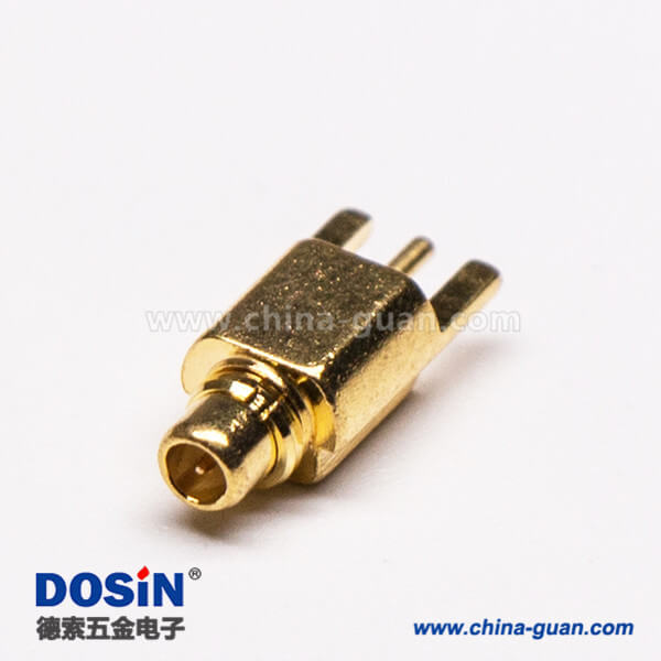 4 MMCX插座接PCB板镀金沉板直式公头