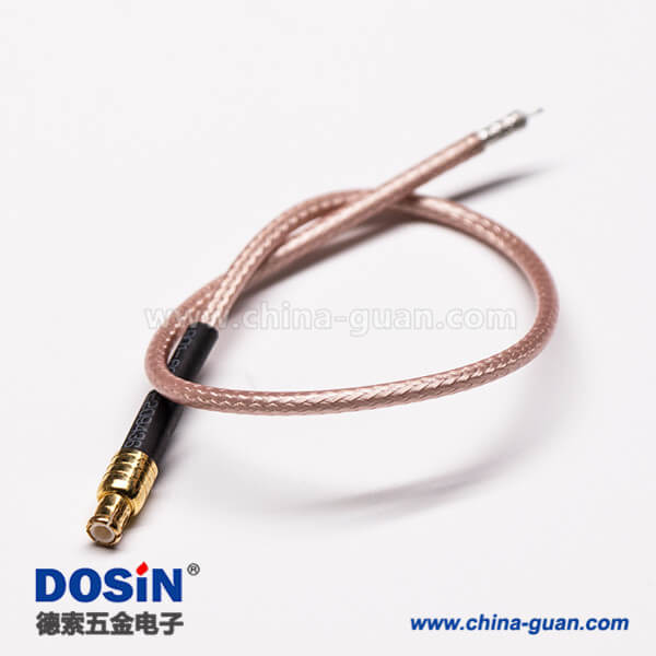 26 MCX射频同轴线直式公头压接式