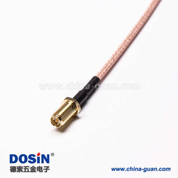 27 RP SMA型射频接口母头直式压接式