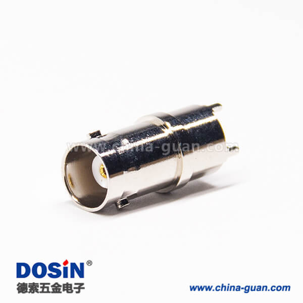 1 bnc直型母头射频同轴连接器插板式接PCB板