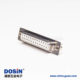 热卖D SUB 25pin连接器直式母头铆合式穿孔接PCB板