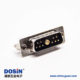 d sub连接器11w1大电流直式180度插板式接PCB板
