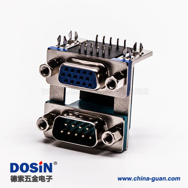 50 双胞胎db头弯式连接器9公针15母针3.08铆锁5.8螺丝