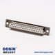 db37接口母头直式插孔接PCB板光孔铆合