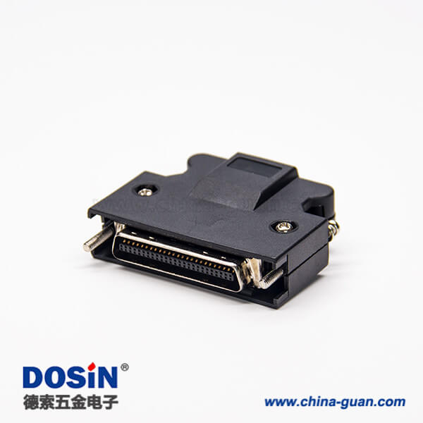 21 50 Pin SCSI 塑料外壳螺丝连接器