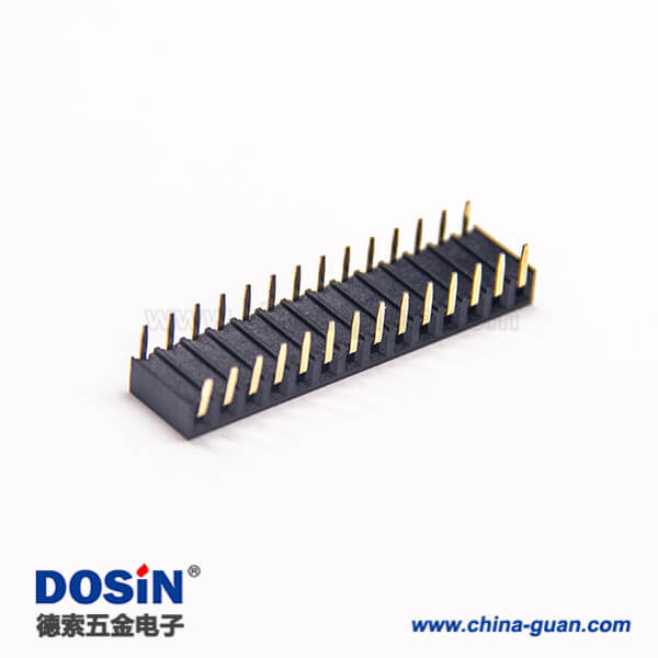 22 单排弯排针90度1×14Pin侧插间距2.54mm 10pcs