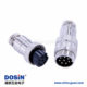 GX20 8芯连接器直式对接公母航空连接器