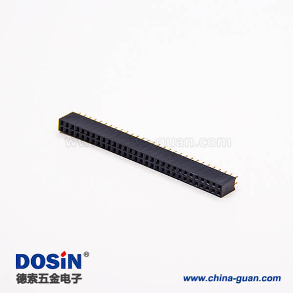 44 排母插板连接器双排直式180度60pin