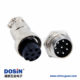 GX16 8芯航空连接器直式公母连接器