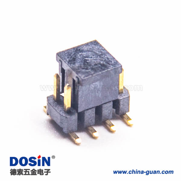 7 贴片双排针间距2.0mm单塑直式插针长7.95mm4pcs