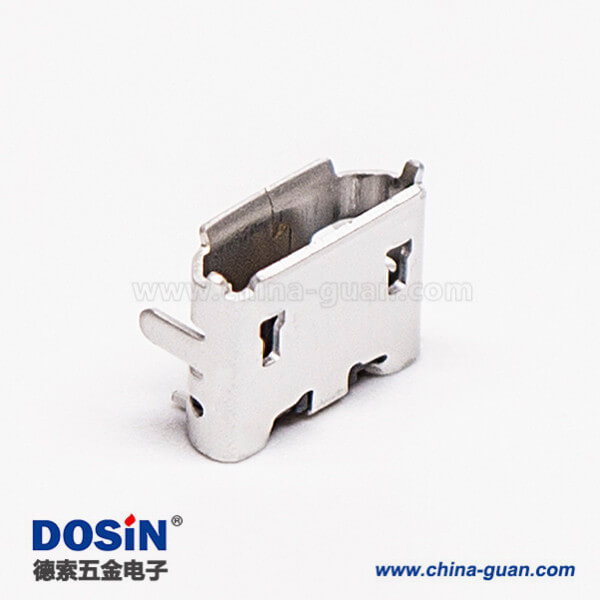 micro usb 5p b型SMT B型母座牛角型连接器 7.20-5.50 micro usb 5p b型SMT B型母座牛角型连接器 7.20-5.50