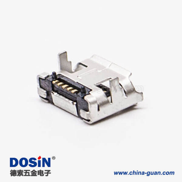 micro usb接口手机5pinB型SMT两脚DIP 7.15 micro usb接口手机5pinB型SMT两脚DIP 7.15