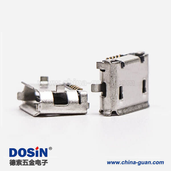 手机micro usb接口封装B型DIP 5.65