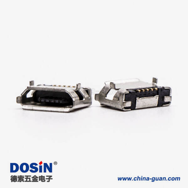 手机micro usb接口封装B型DIP 5.65 手机micro usb接口封装B型DIP 5.65