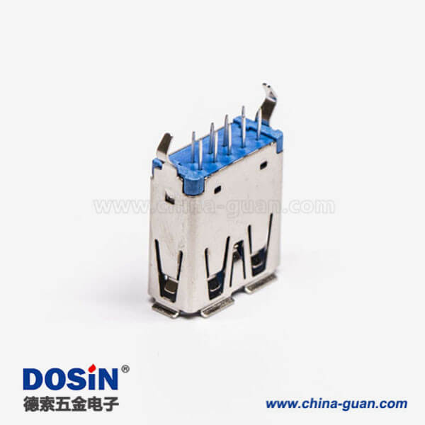 180度usb3.0母座直式dip直插PCB板 180度usb3.0母座直式dip直插PCB板