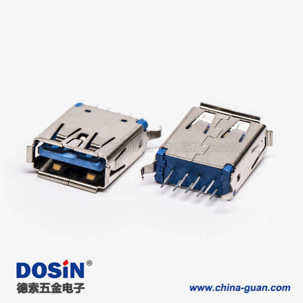 180度usb3.0母座直式dip直插PCB板 180度usb3.0母座直式dip直插PCB板