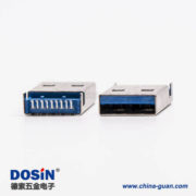 usb3.0公头type a直式SMT沉板式接PCB板 usb3.0公头type a直式SMT沉板式接PCB板